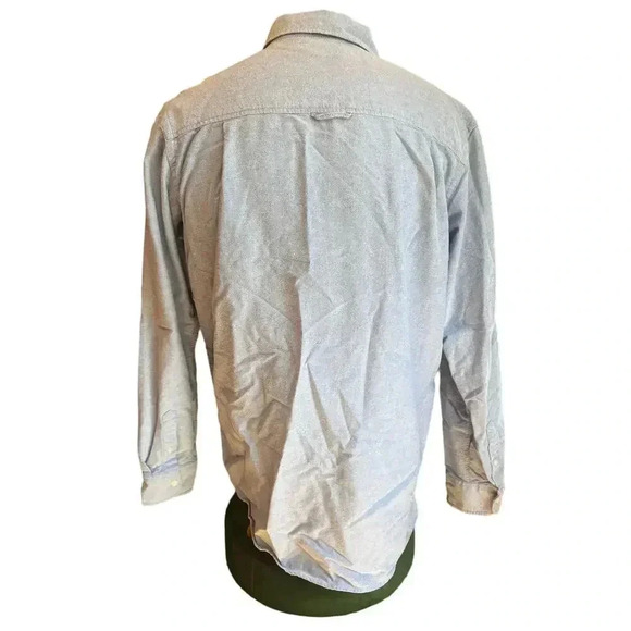 Club room long sleeve button up light denim color size large - Picture 4 of 5